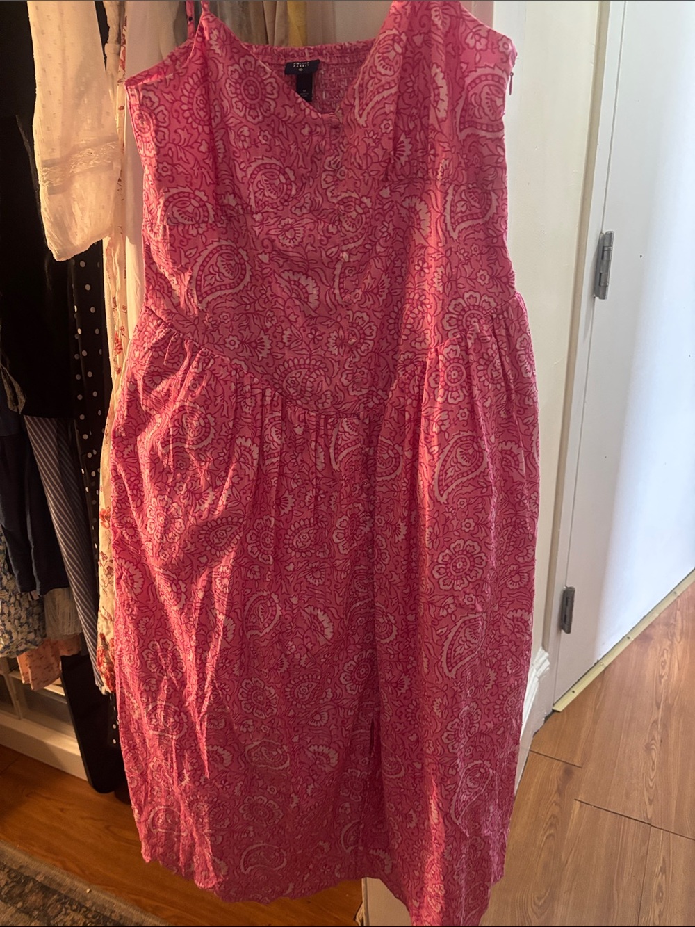 Roller Rabbit Pink Paisley Strapless Sundress